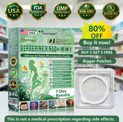 𝐂𝐚𝐫𝐞𝐔𝐩𝐥𝐢𝐟𝐭® 𝑴𝒐𝒓𝒊𝒏𝒈𝒂 & 𝑩𝒆𝒓𝒃𝒆𝒓𝒊𝒏𝒆 𝟏𝟎-𝐈𝐍-𝟏 𝐀𝐝𝐯𝐚𝐧𝐜𝐞𝐝 𝐍𝐚𝐧𝐨 𝐌𝐢𝐜𝐫𝐨𝐧𝐞𝐞𝐝𝐥𝐞 𝐏𝐚𝐭𝐜𝐡